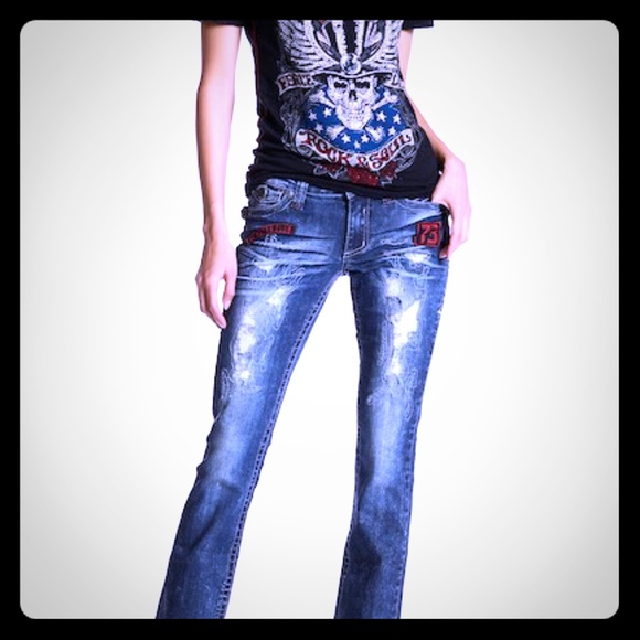 Affliction Denim - NWT Affliction Jade Gambit Sierra Jean sz 28